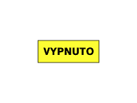 6103Y - Vypnuto (žlutočerná) 